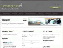 Tablet Screenshot of lemongrassbarbados.com